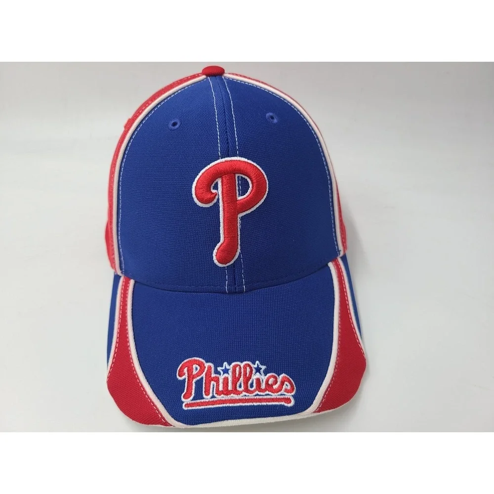 Philadelphia Phillies 47 Brand Adjustable Hat Cap Polyester‎ Blend MLB Blue Red